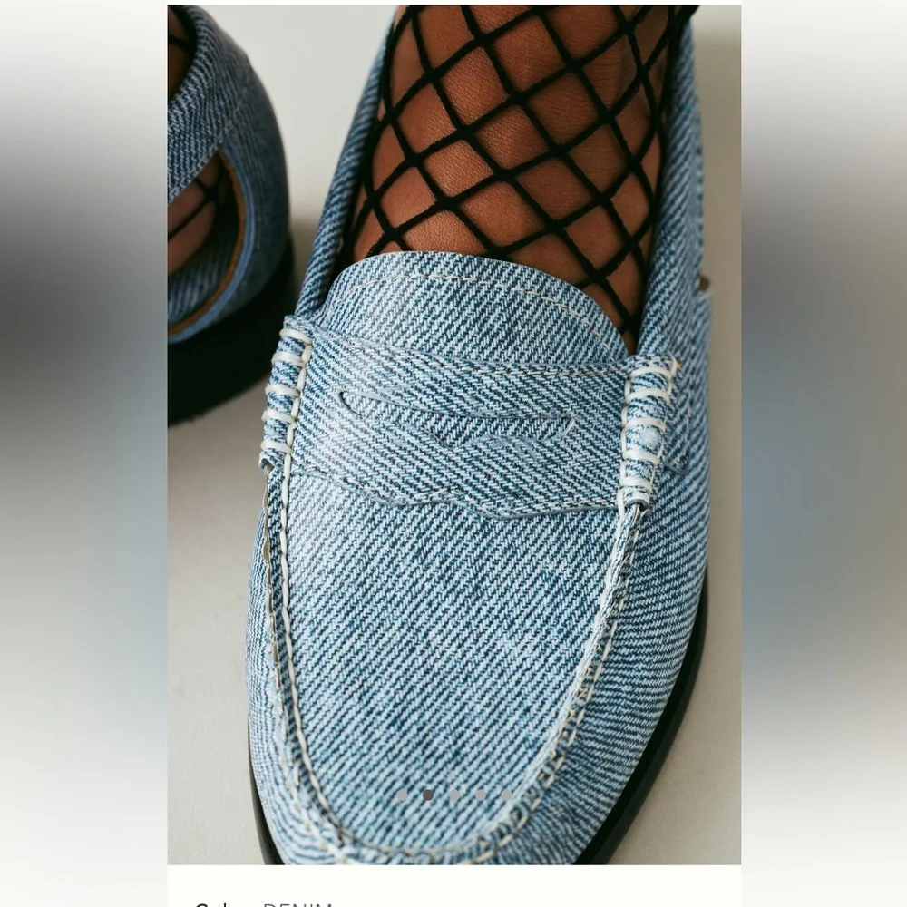 New  Anthropologie x GH Bass Whitney loafers 7.5